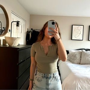 Zara Green Bodysuit